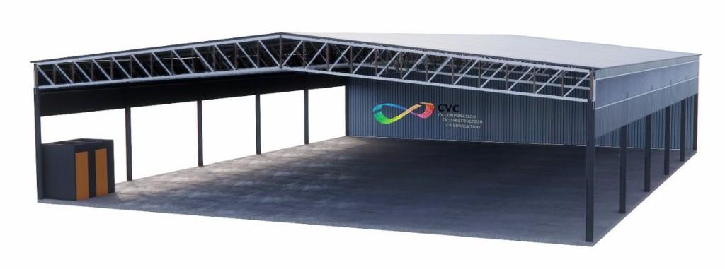 เขียนแบบและออกแบบโกดัง โชว์รูม ศูนย์บริการรถบนต์